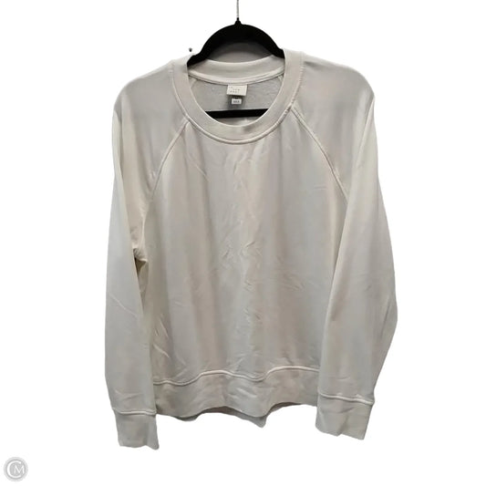 Top Long Sleeve By A New Day In White, Size: Xl