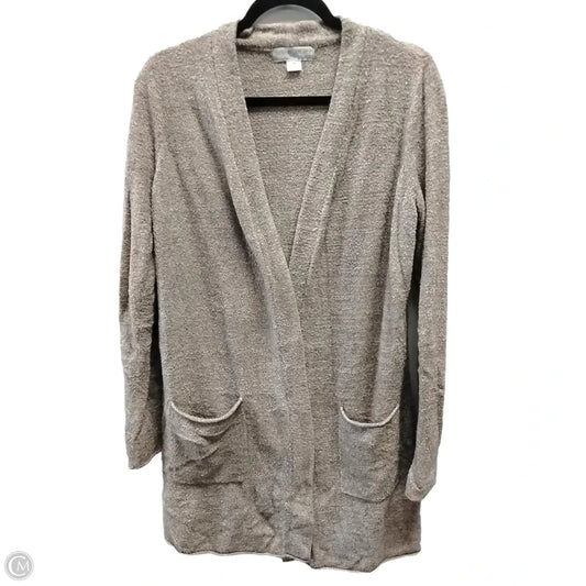 Sweater Cardigan By Barefoot Dreams In Brown, Size: M