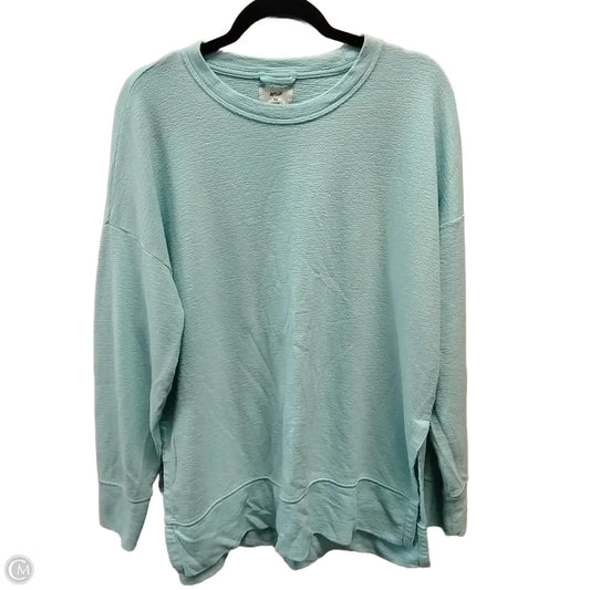 Top Long Sleeve By Aerie In Blue, Size: M