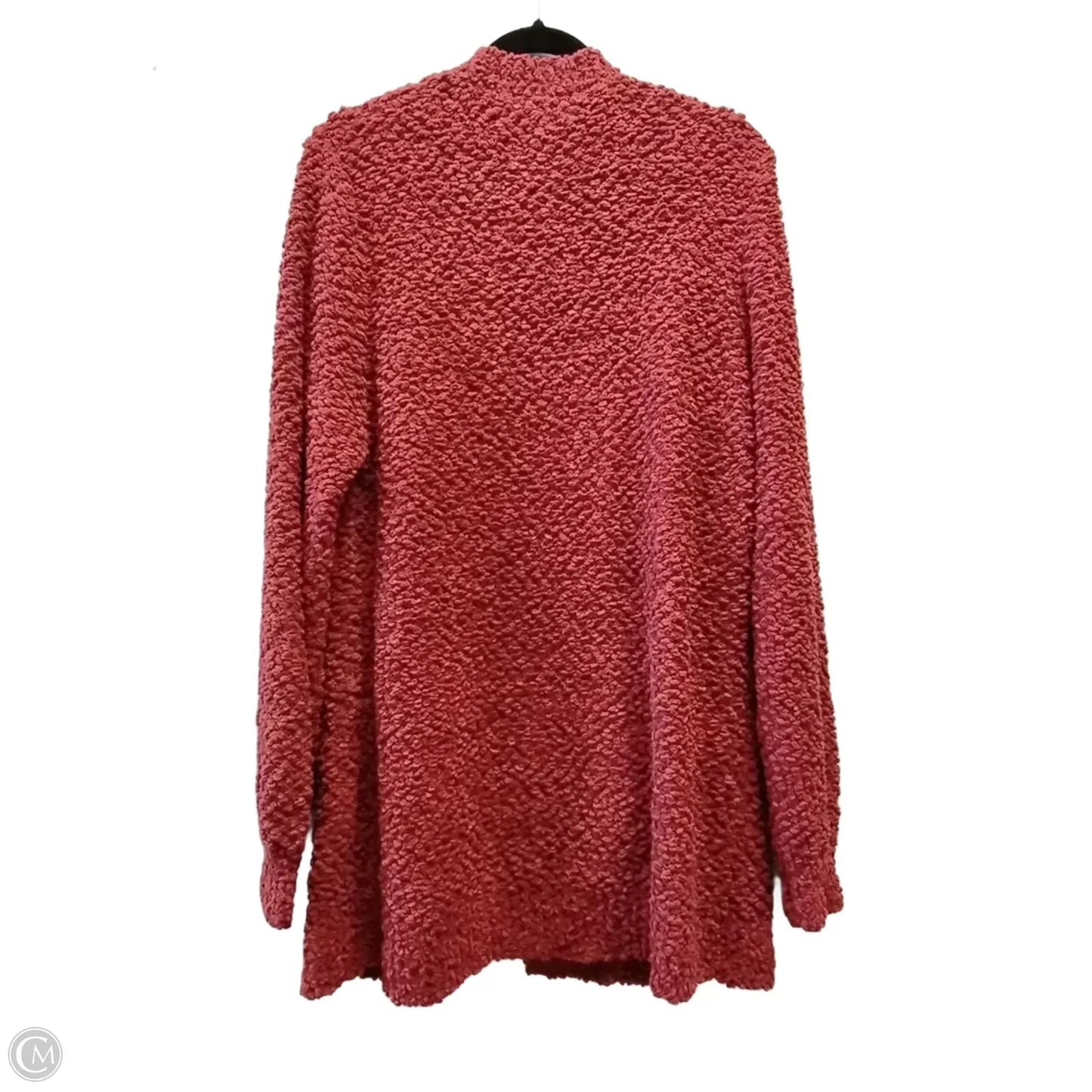 Cardigan By Zenana In Red, Size: 1x