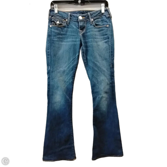 Jeans Flared By True Religion In Blue Denim, Size: 26