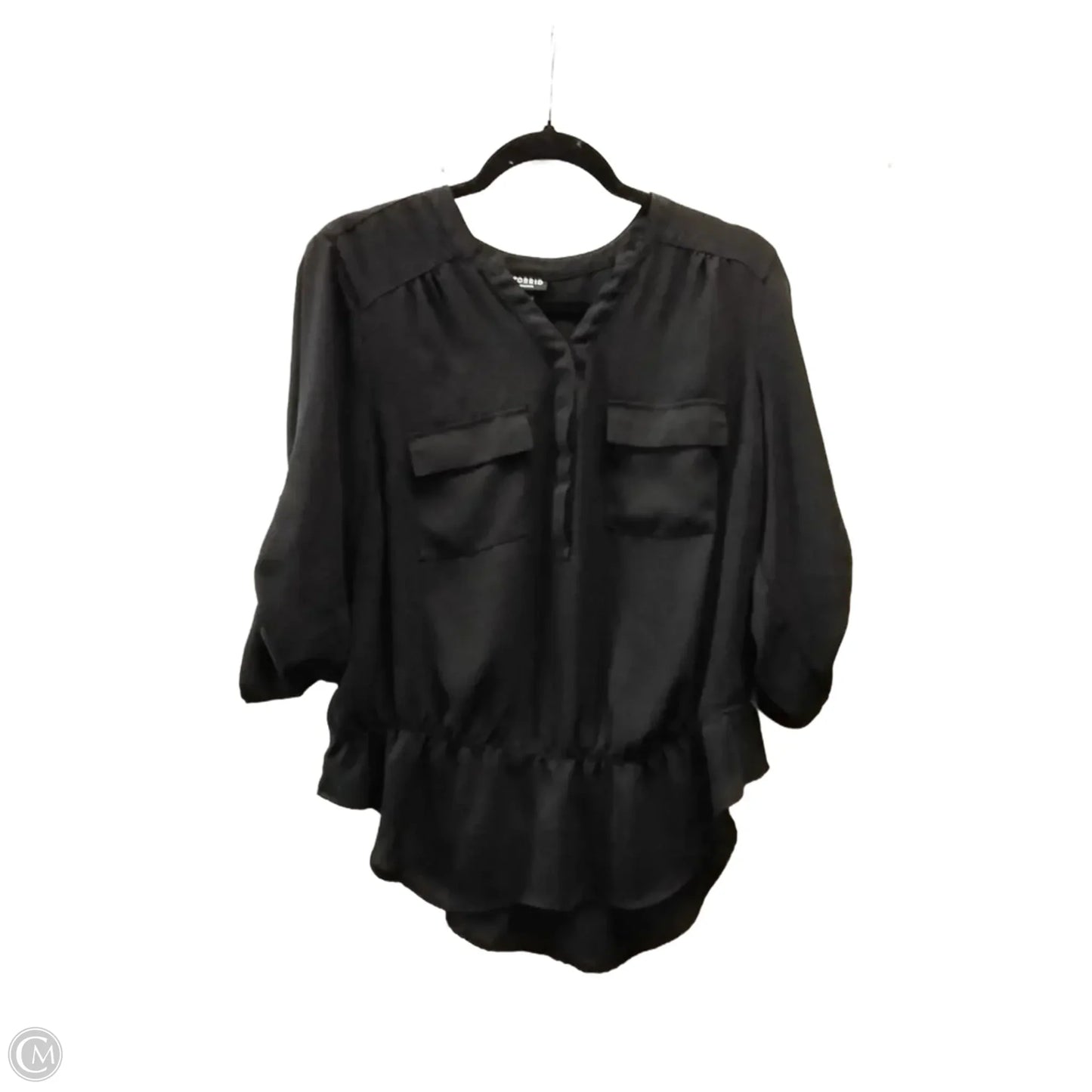 Top Long Sleeve By Torrid In Black, Size: 0p