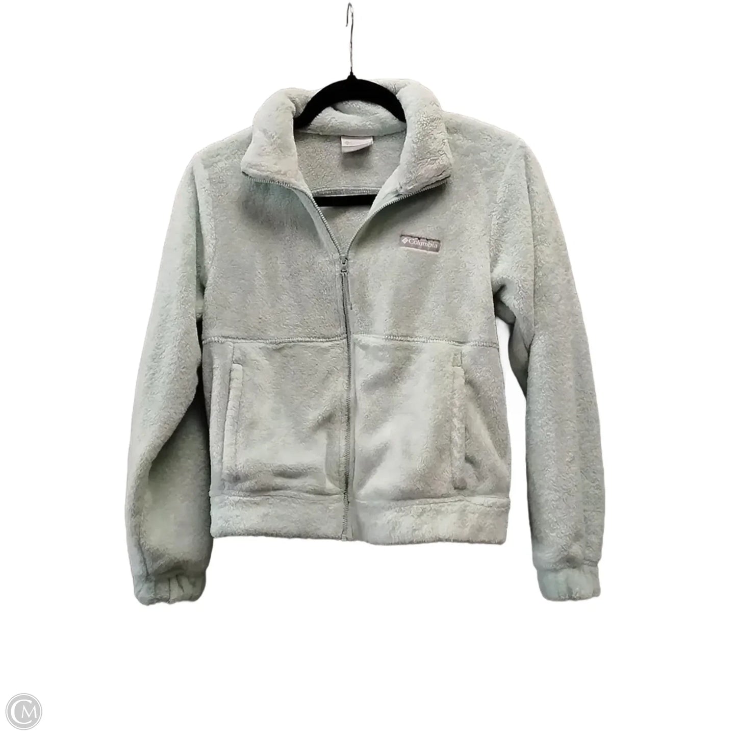 Jacket Faux Fur & Sherpa By Columbia In Blue, Size: S