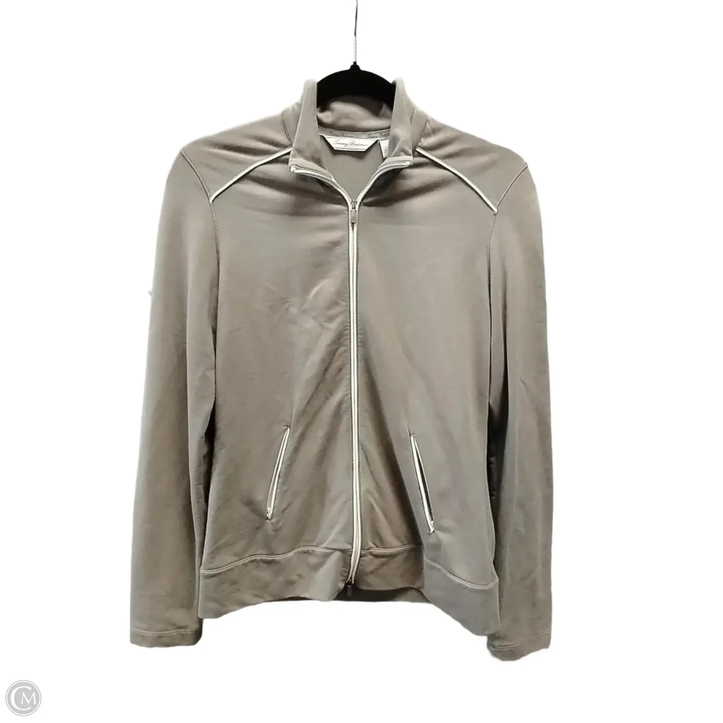 Jacket Shirt By Tommy Bahama In Tan, Size: S