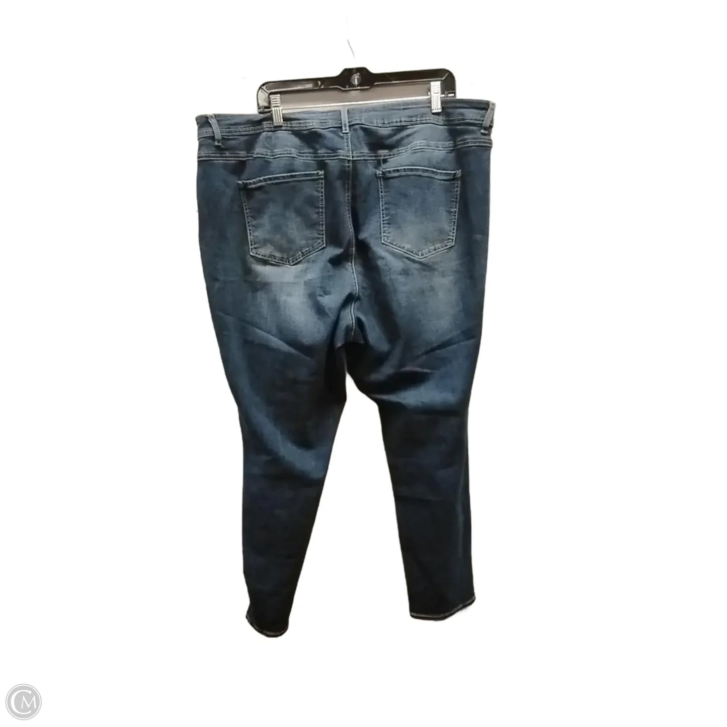 Jeans Skinny By Cato In Blue Denim, Size: 22w