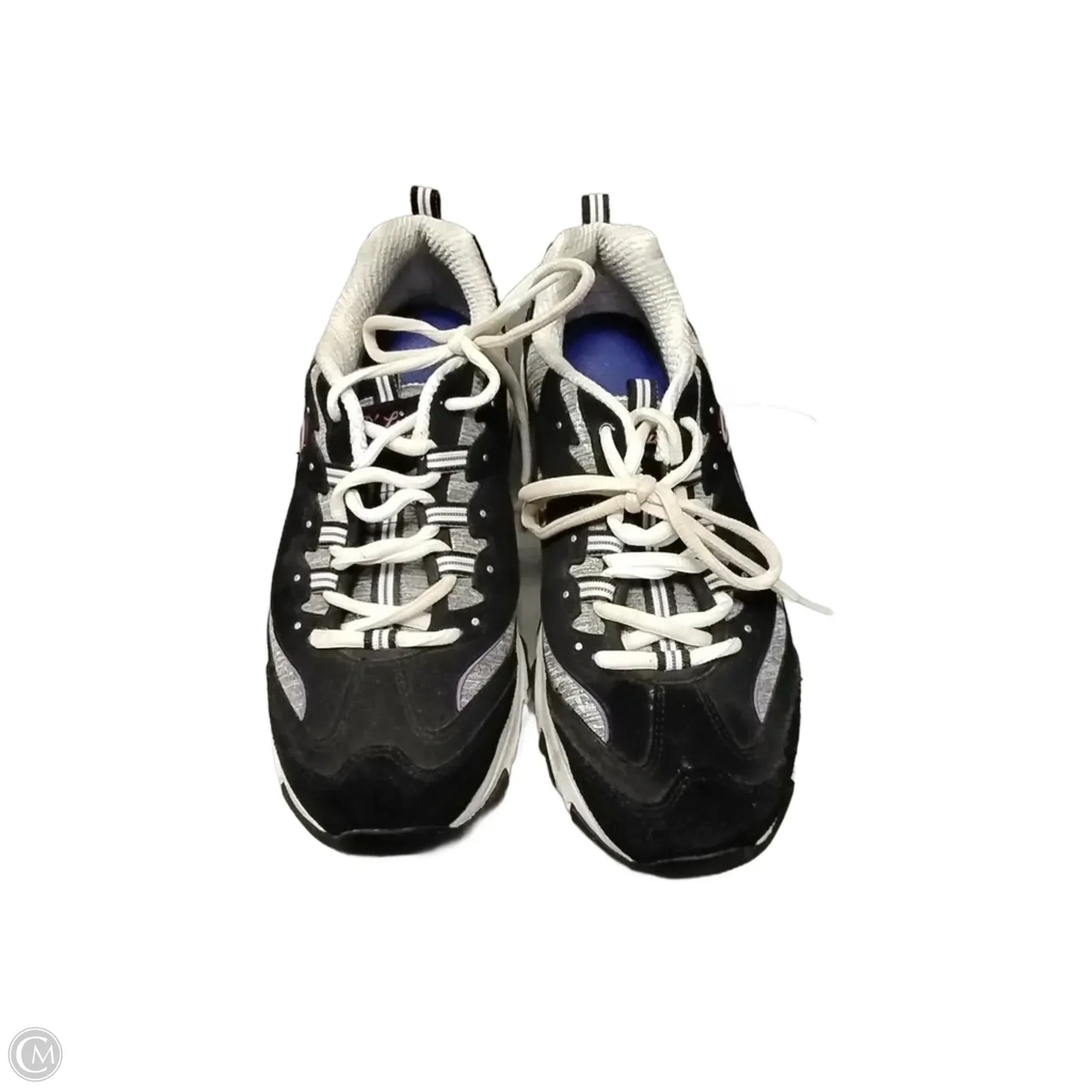 Shoes Athletic By Skechers In Black & Pink, Size: 10