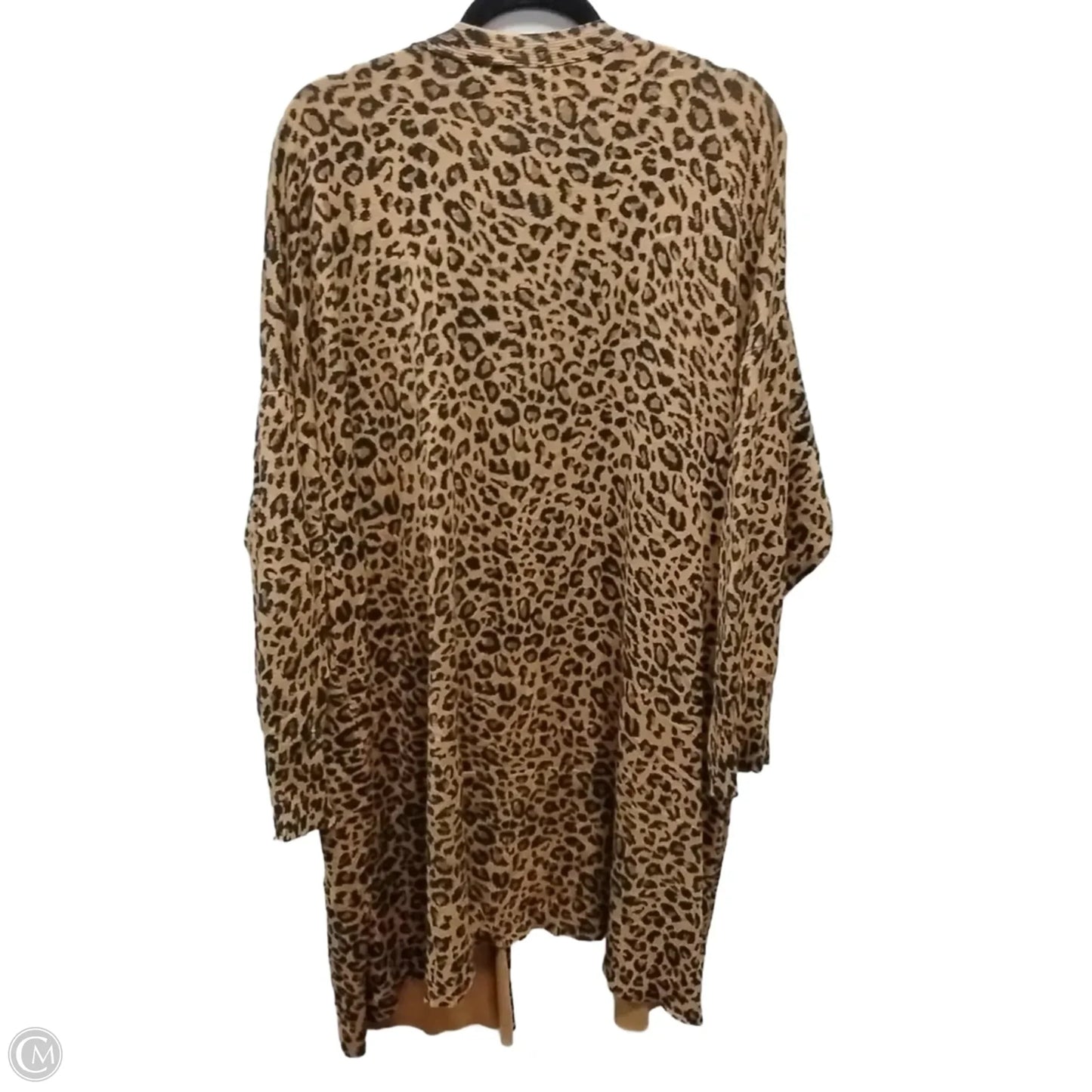 Sweater By Terra & Sky In Leopard Print, Size: 4x