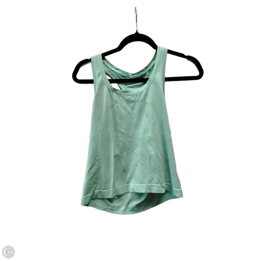 Athletic Tank Top By Lululemon In Green, Size: L