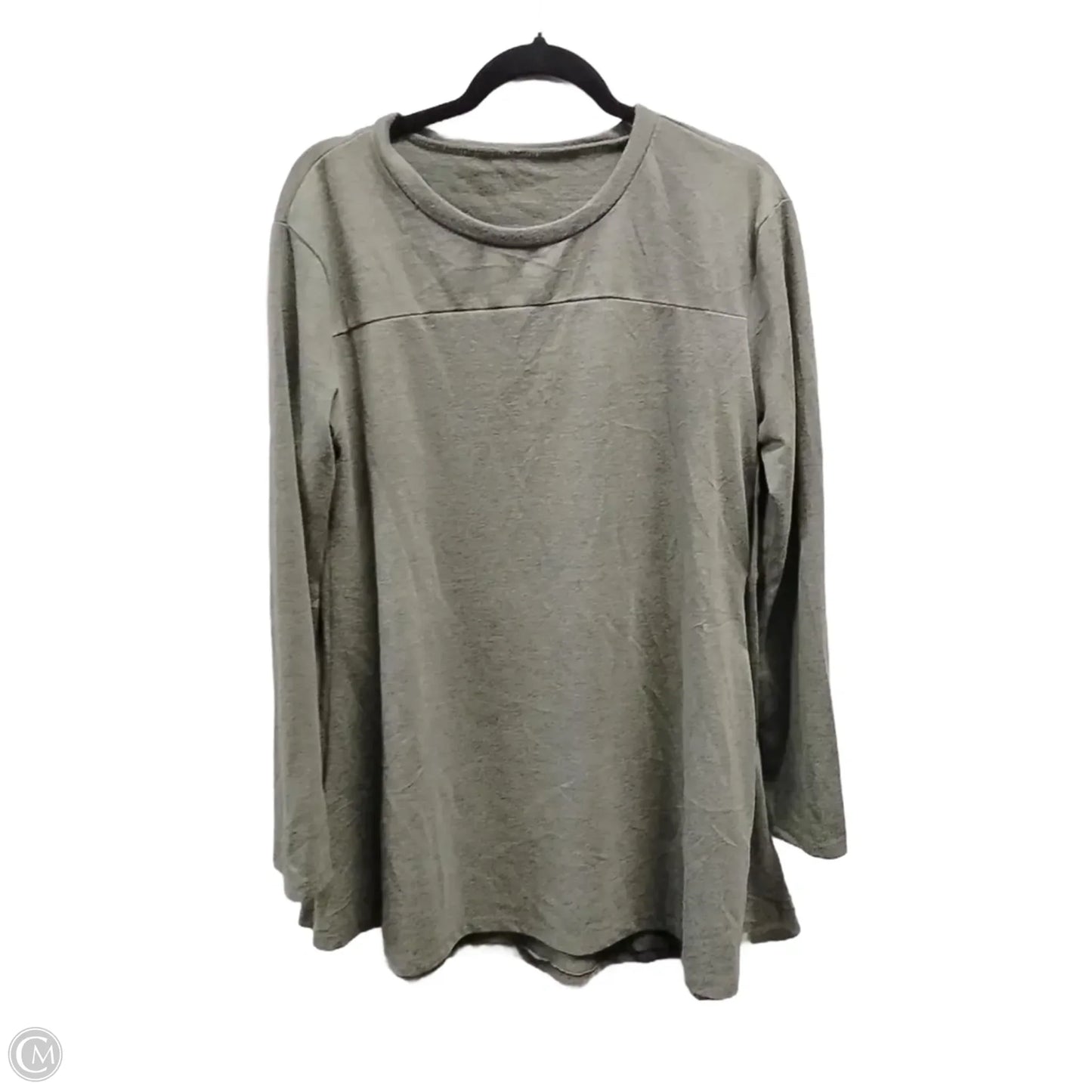 Top Long Sleeve By Clothes Mentor In Green, Size: Xl