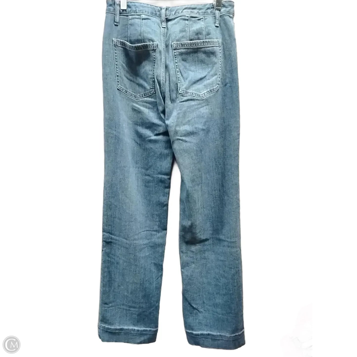 Jeans Wide Leg By Chicos In Blue Denim, Size: Os