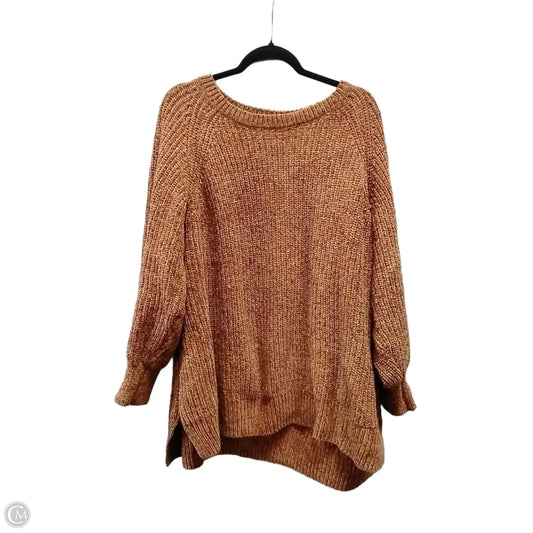Sweater By Time And Tru In Copper, Size: Xxl