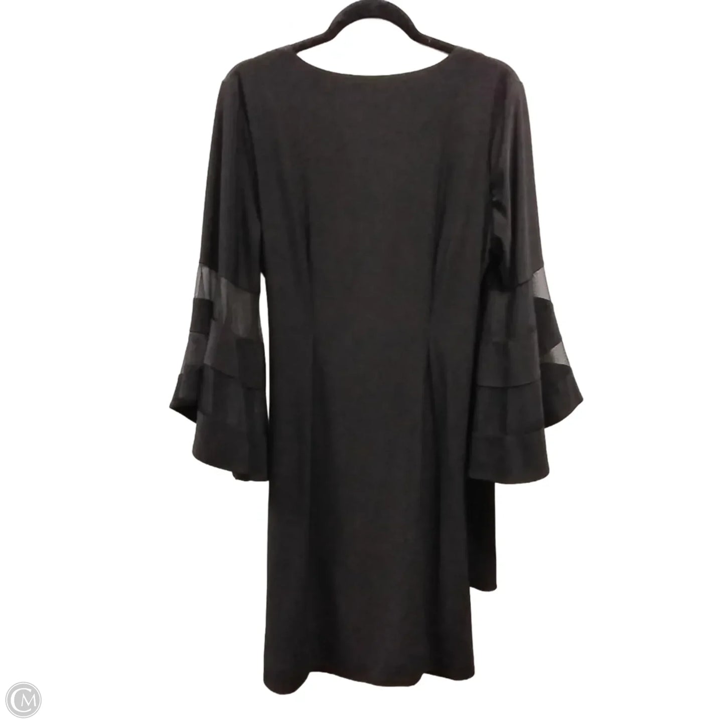 Dress Party Midi By Roz And Ali In Black, Size: 14