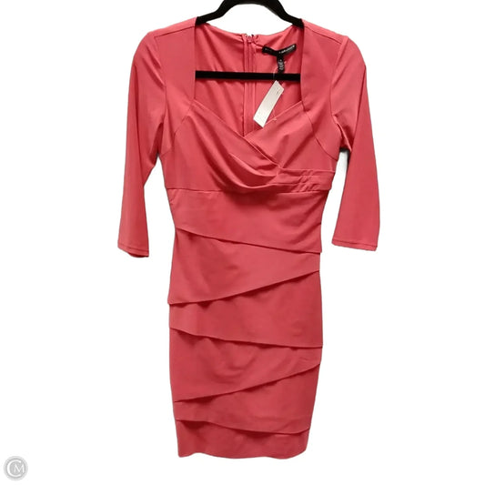 Dress Casual Midi By White House Black Market In Red, Size: 4