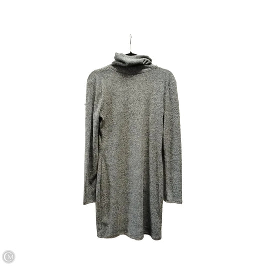 Dress Casual Midi By So In Grey, Size: L