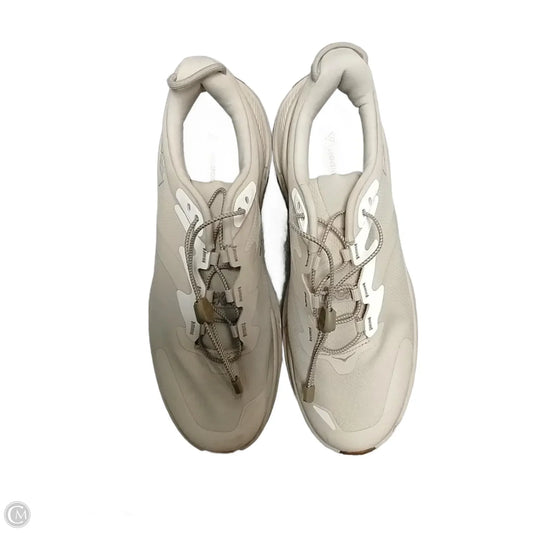 Shoes Athletic By Hoka In Tan, Size: 9.5