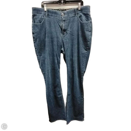 Jeans Boot Cut By Riders In Blue Denim, Size: 20