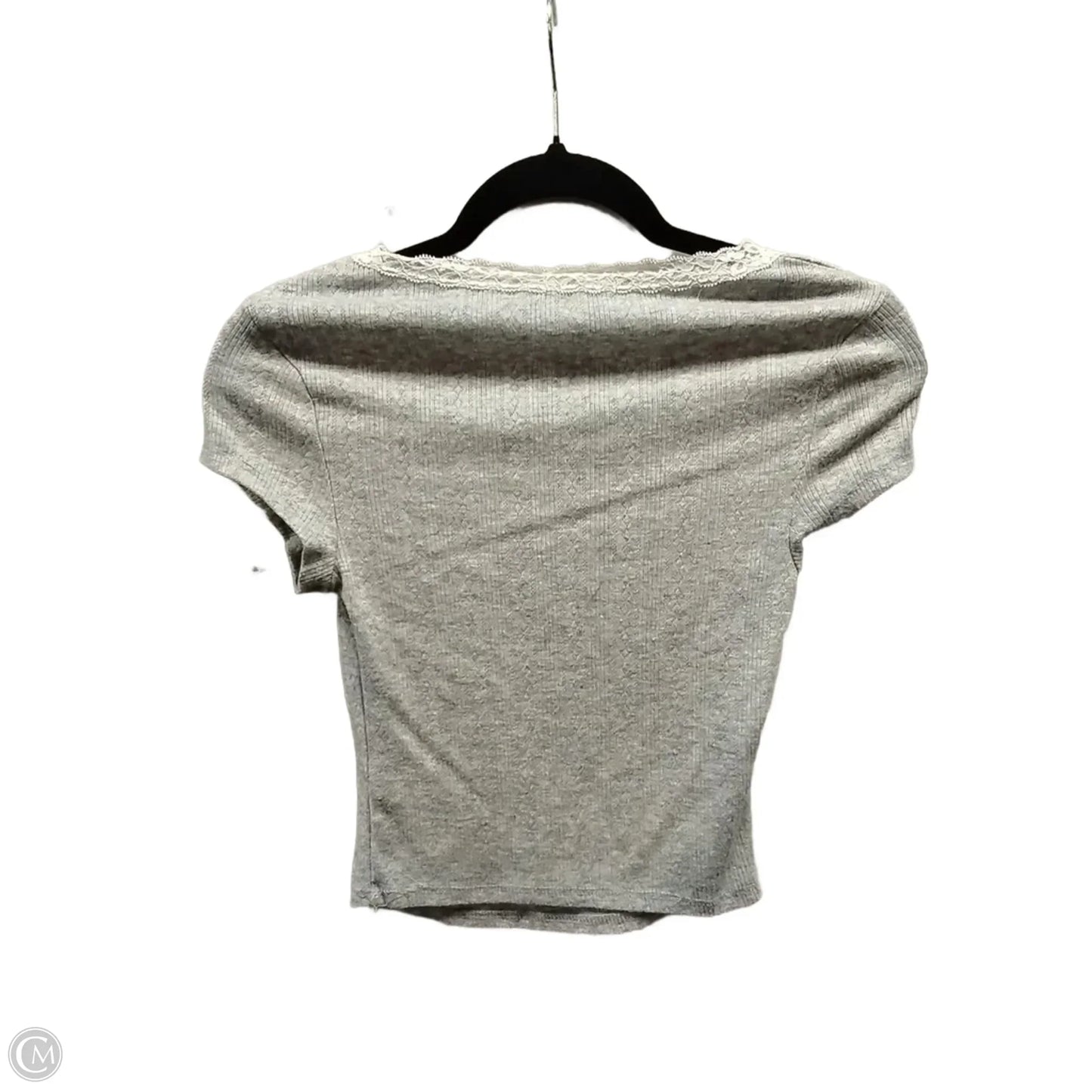 Top Short Sleeve By Wild Fable In Grey, Size: Xxs