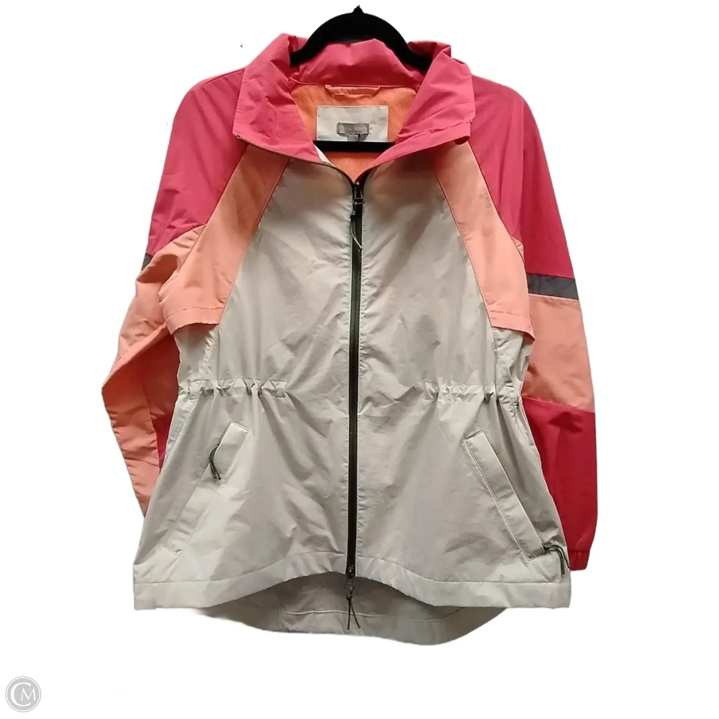 Jacket Windbreaker By Talbots In Multi-colored, Size: Mp