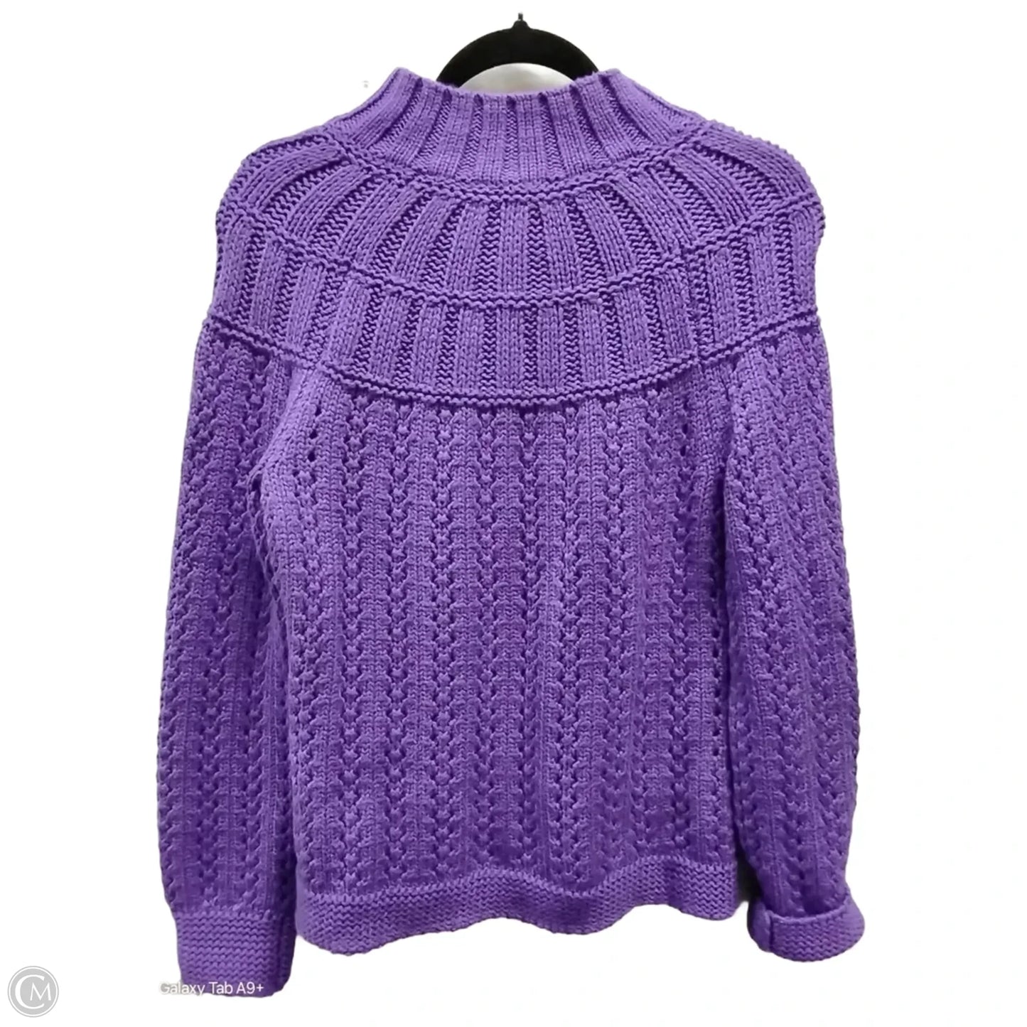 Sweater By Talbots In Purple, Size: Mp