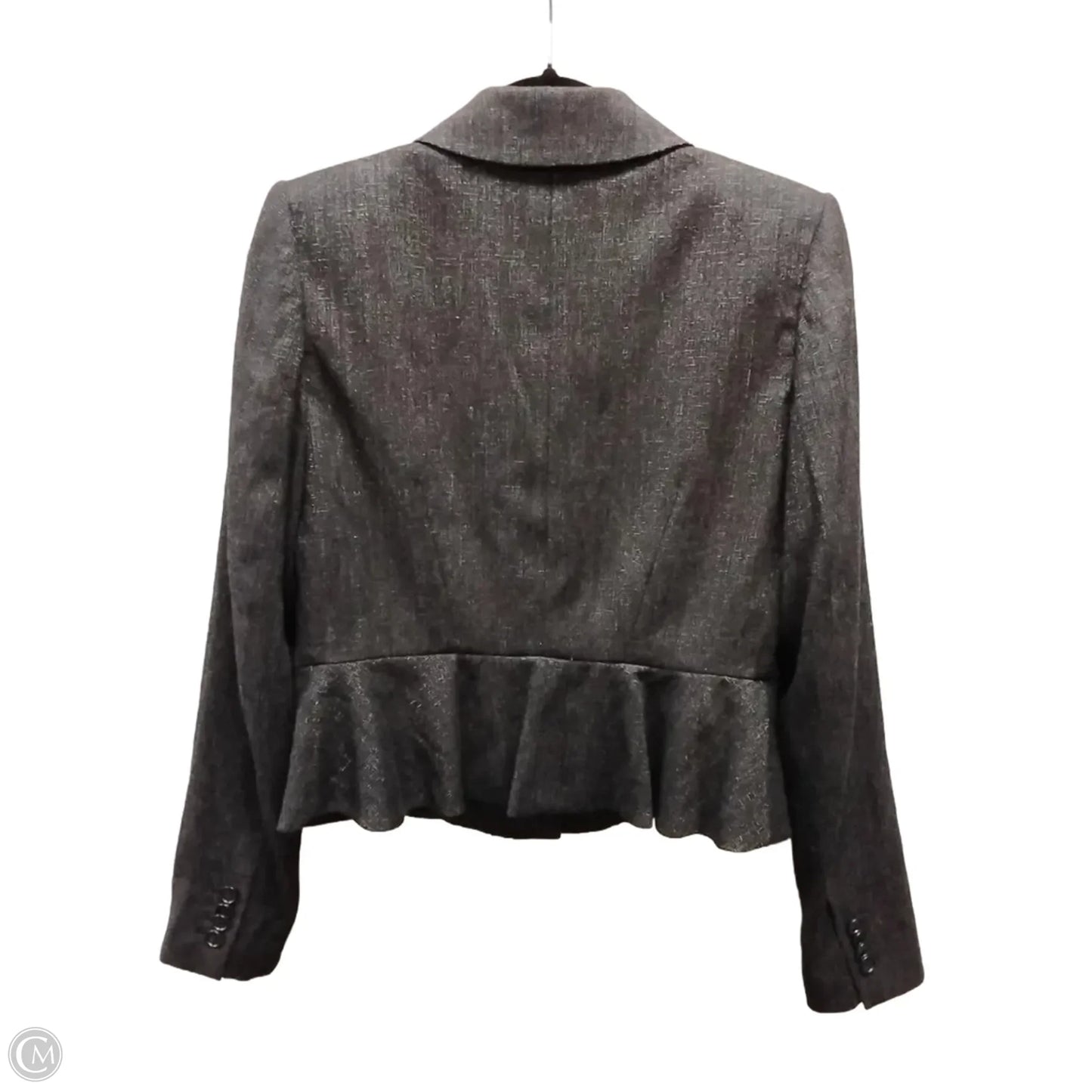 Blazer By Ann Taylor In Grey, Size: 0