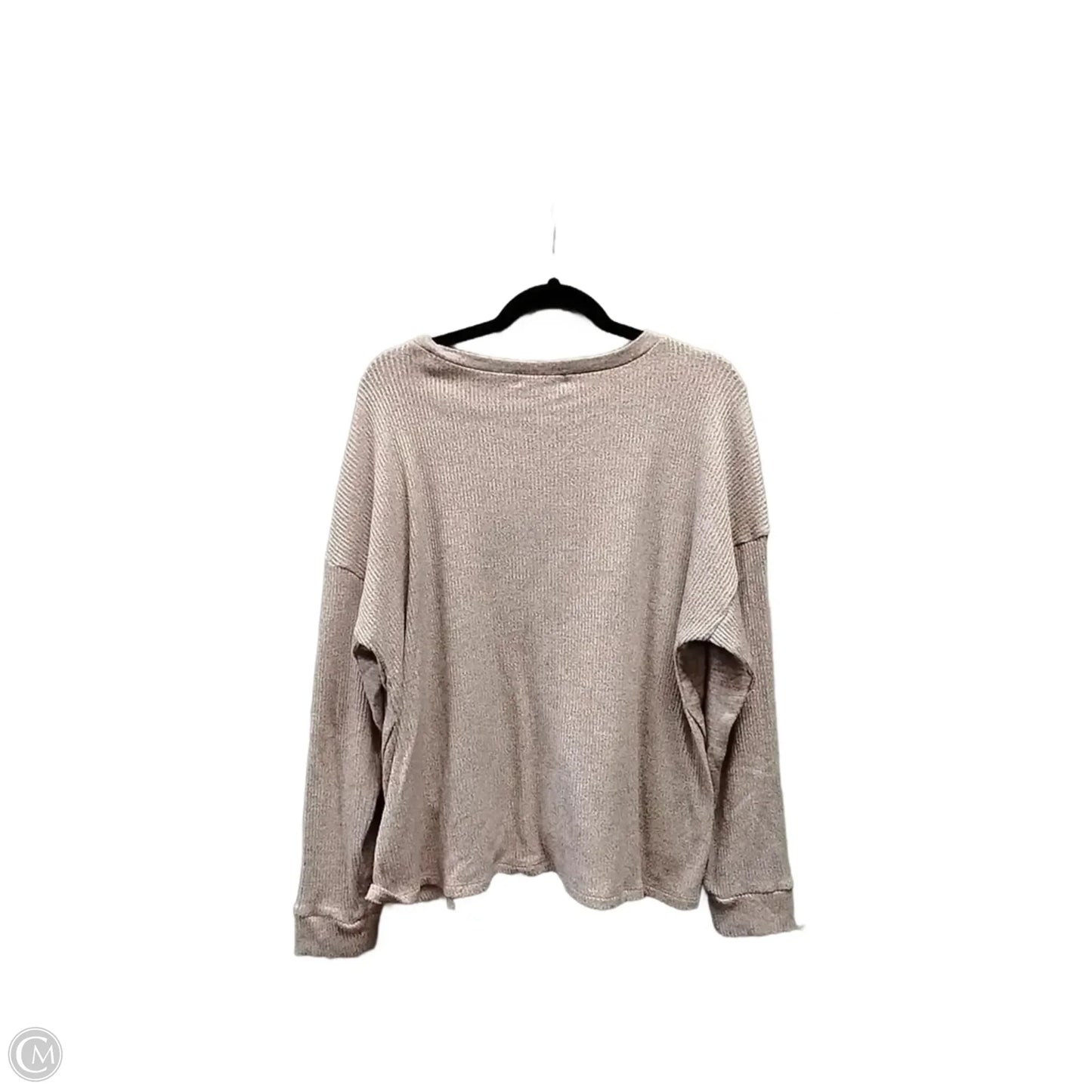 Top Long Sleeve By 89th And Madison In Pink, Size: L