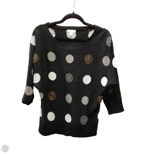 Sweater By Charter Club In Polkadot Pattern, Size: M