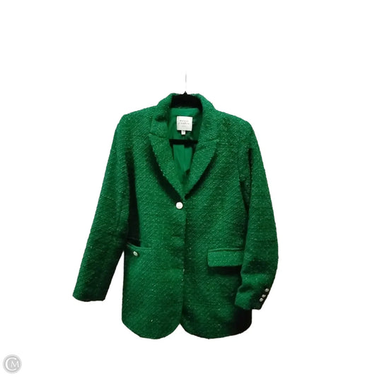 Blazer By Maison Damelie In Green, Size: M