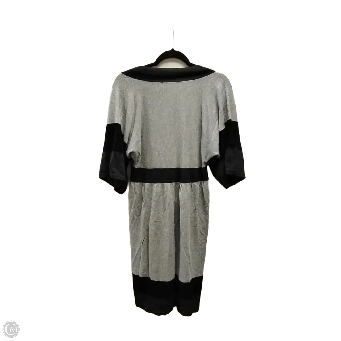 Dress Casual Midi By Dressbarn In Grey, Size: Xl