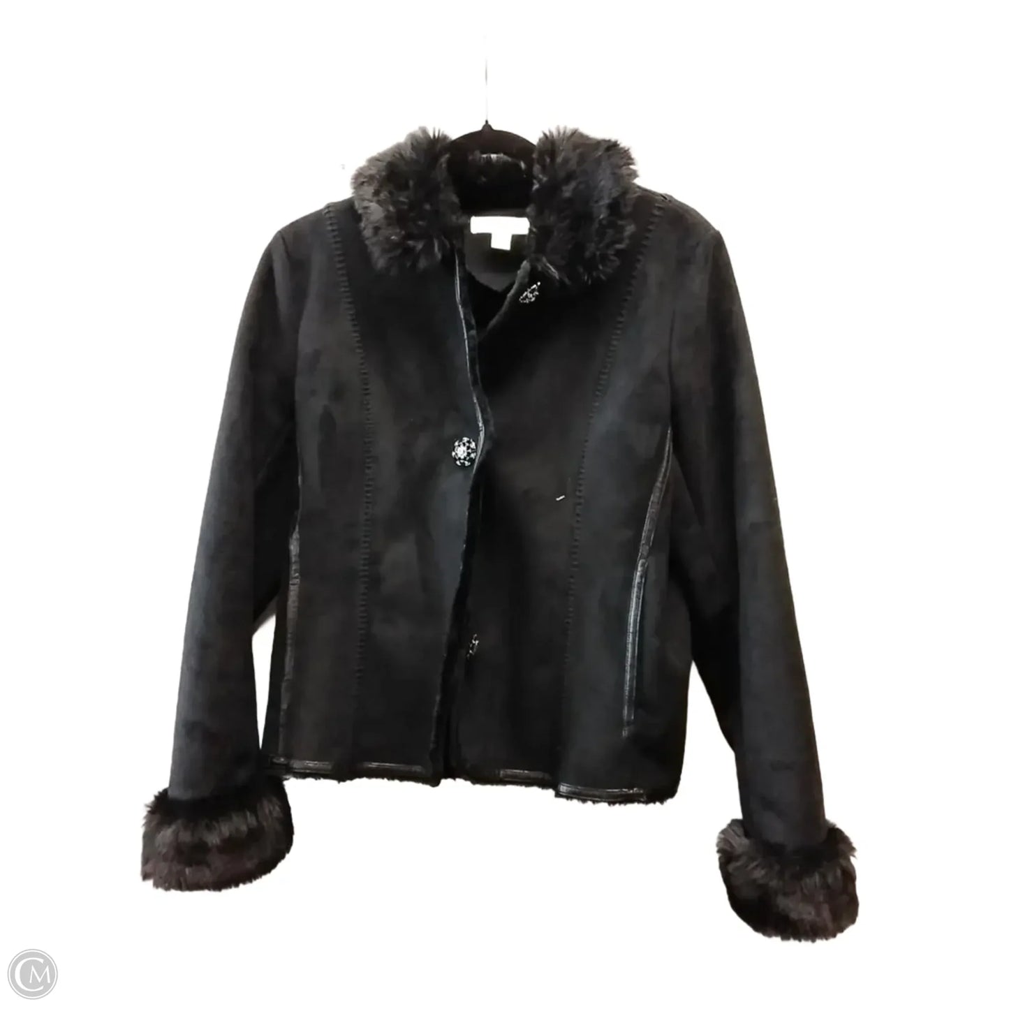 Jacket Other By Coldwater Creek In Black, Size: S