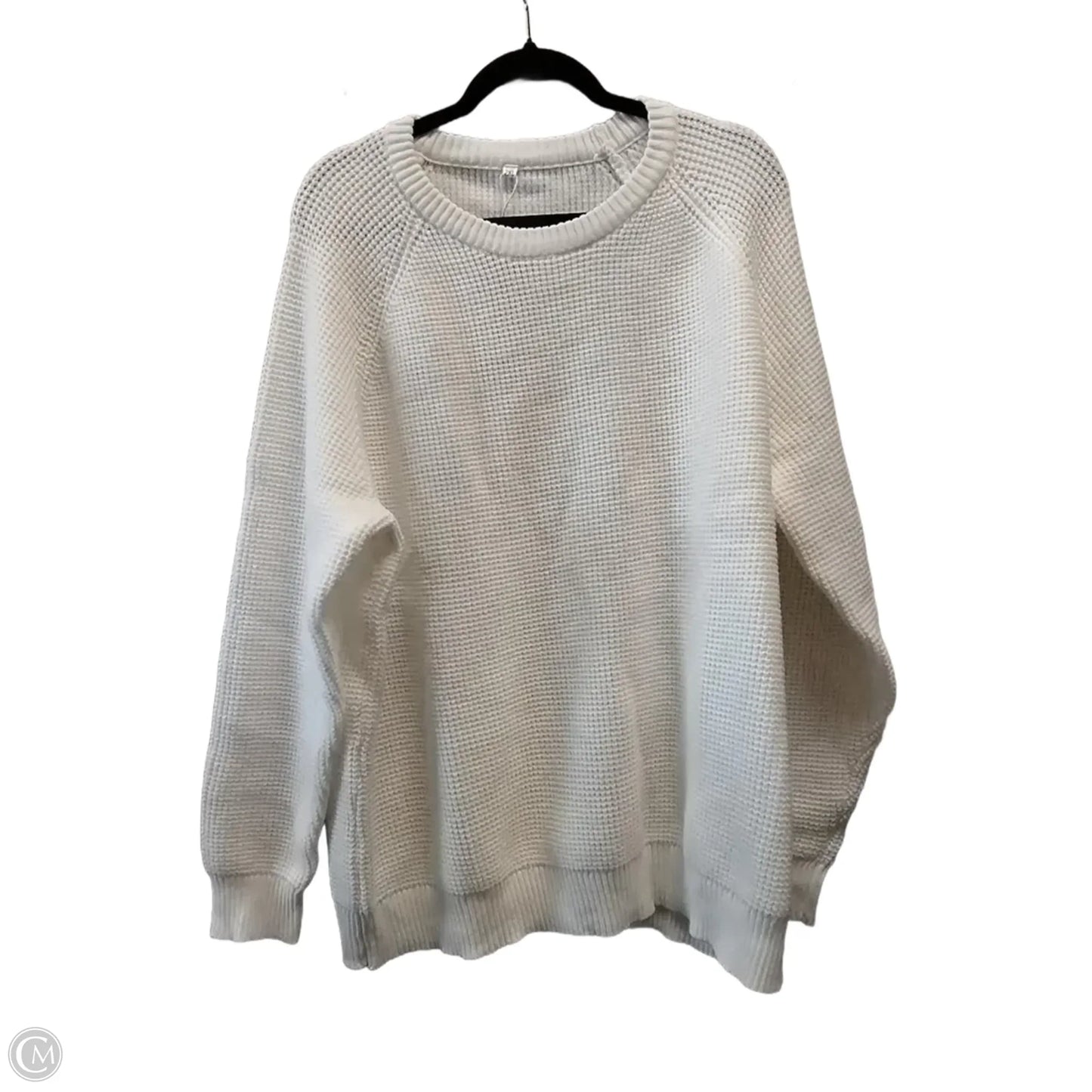 Sweater By Clothes Mentor In White, Size: 2x