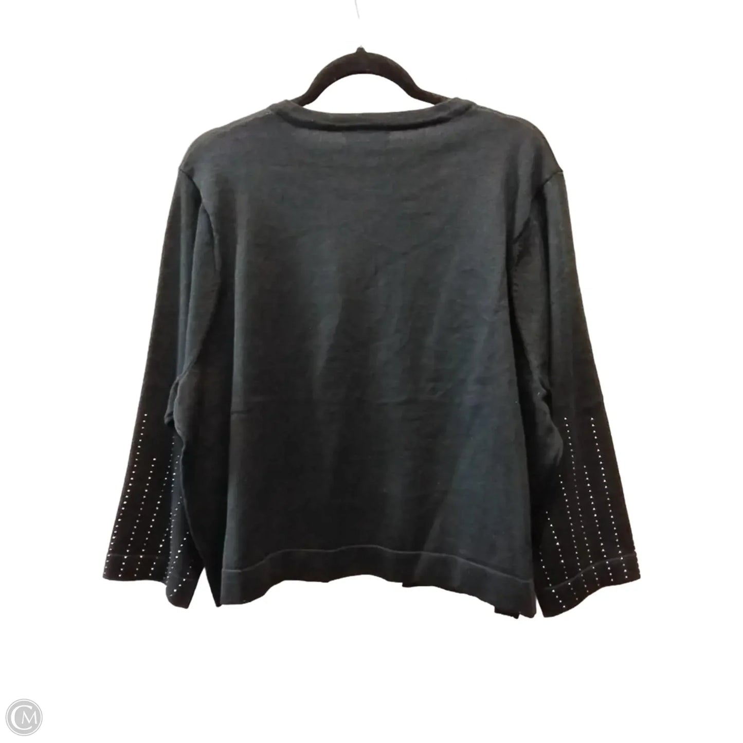 Top Long Sleeve By Nina Leonard In Black, Size: 3x