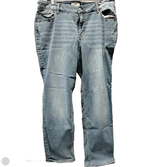 Jeans Boot Cut By Maurices In Blue Denim, Size: 20w