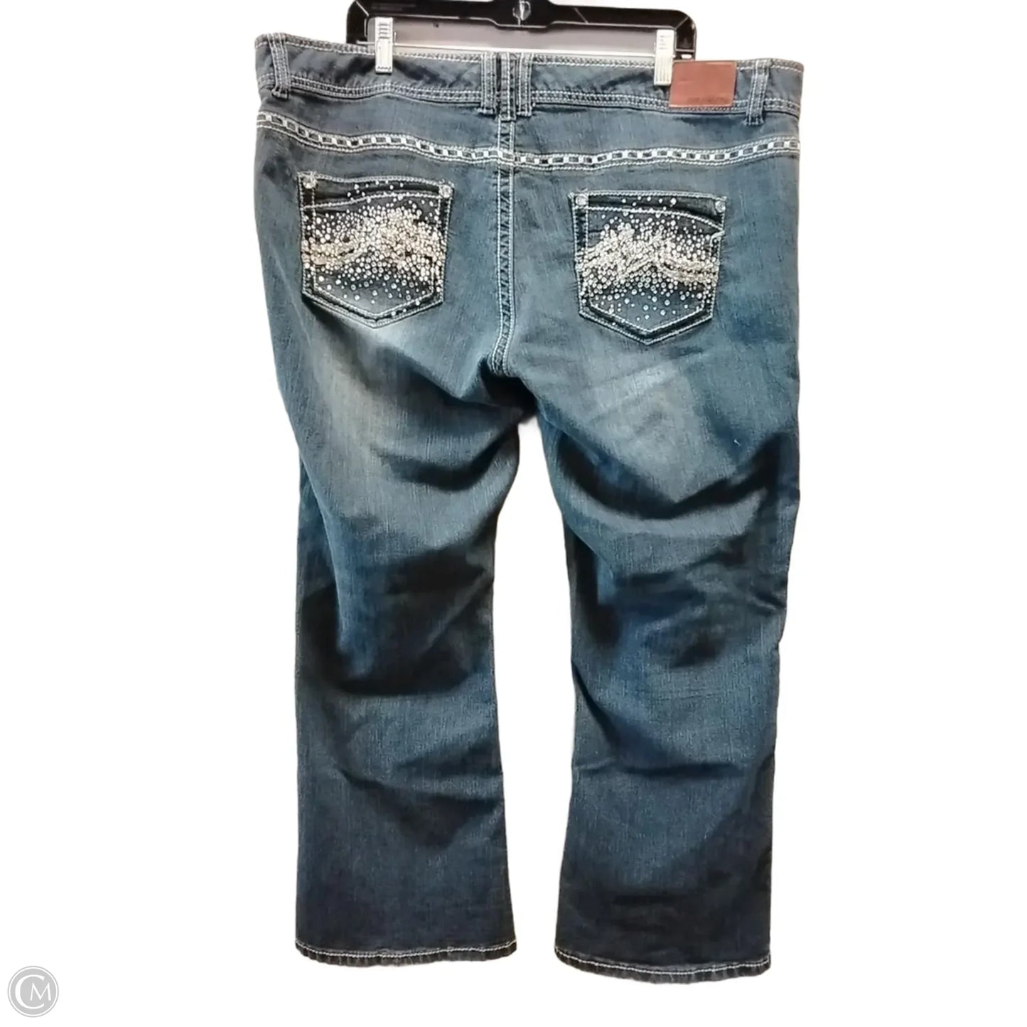 Jeans Boot Cut By Maurices In Blue Denim, Size: 22