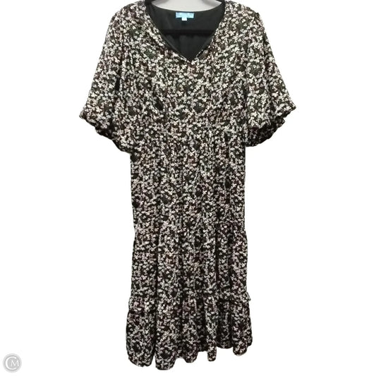 Dress Casual Maxi By Draper James In Floral Print, Size: L