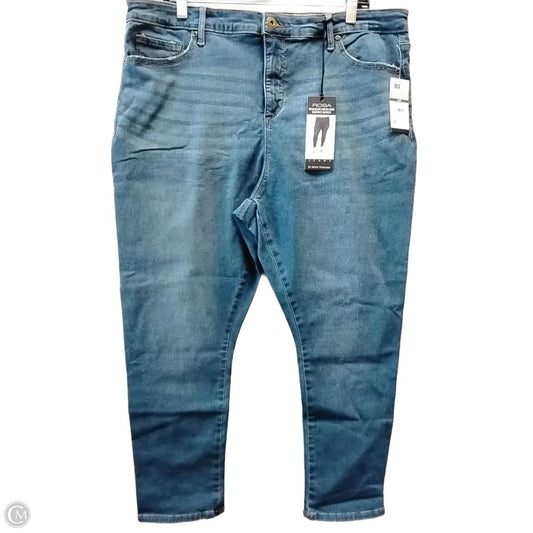 Jeans Skinny By Sofia By Sofia Vergara In Blue Denim, Size: 16w