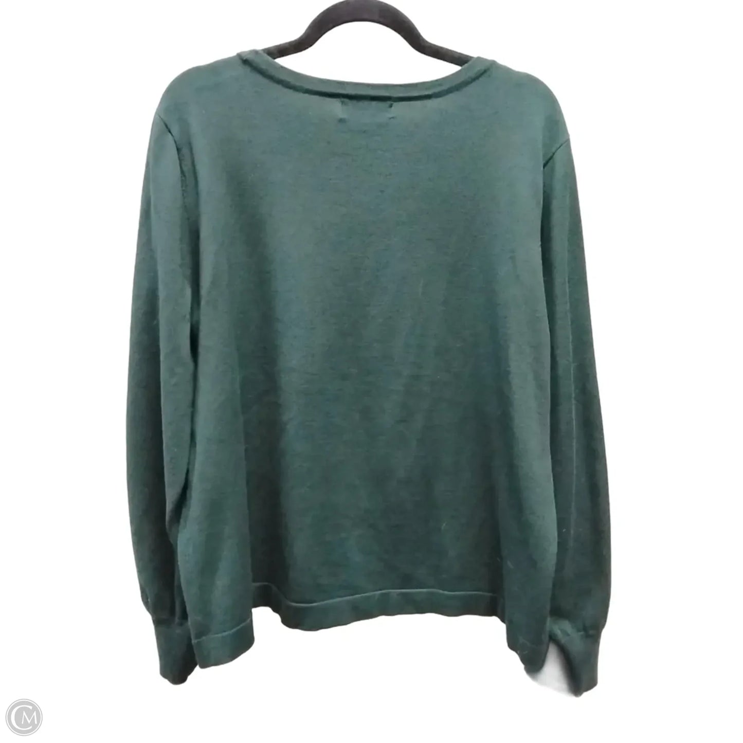 Sweater Designer By Karl Lagerfeld In Green, Size: Xl