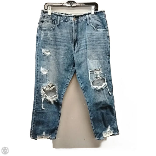Jeans Boyfriend By Kancan In Blue Denim, Size: 13