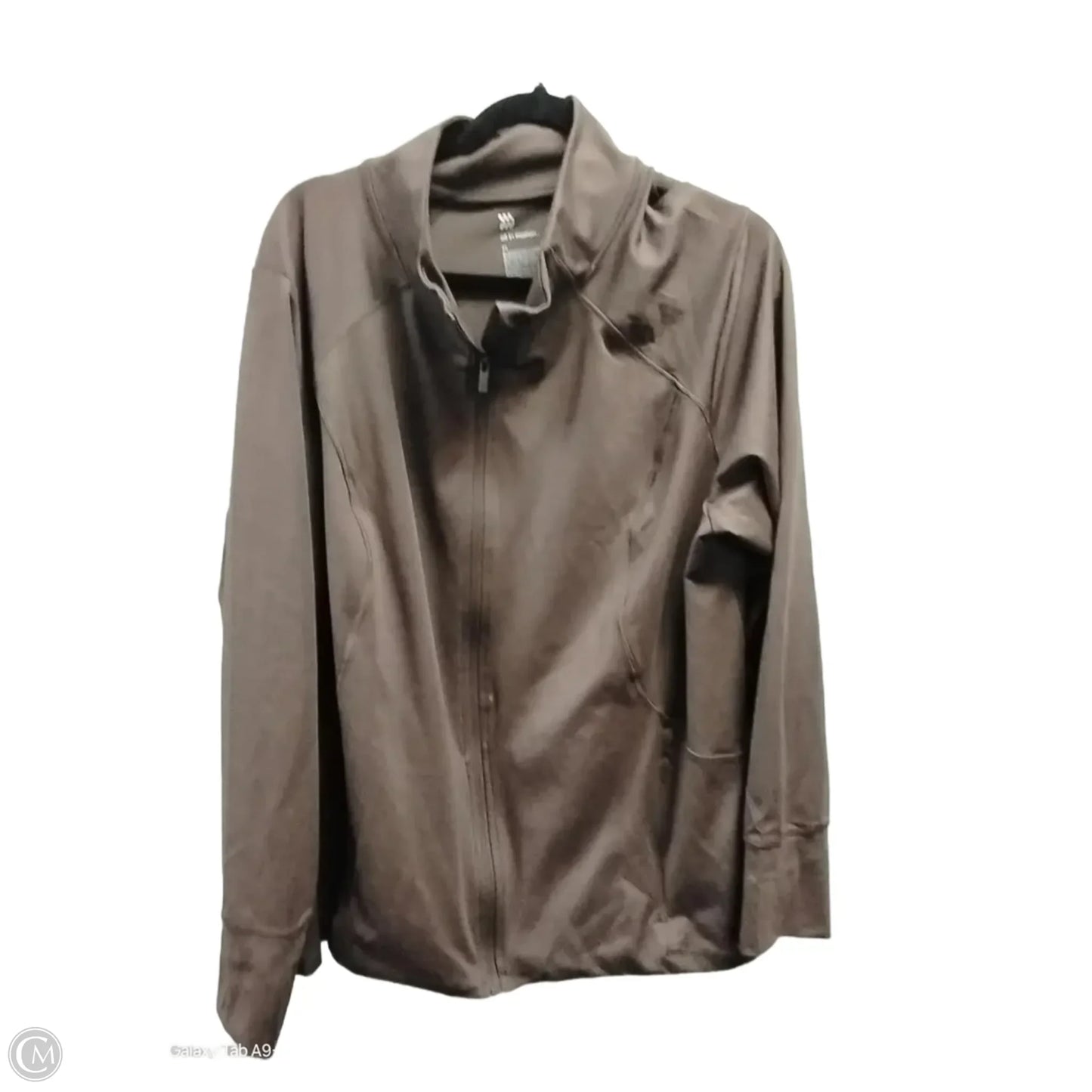 Athletic Jacket By All In Motion In Brown, Size: 2x