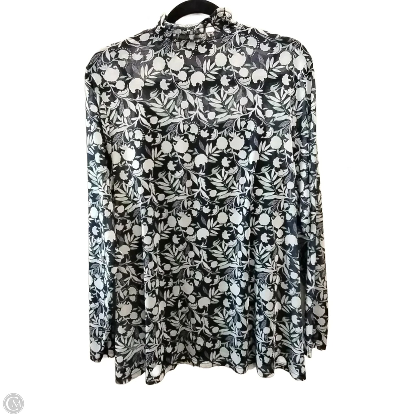 Blouse Long Sleeve By Lane Bryant In Floral Print, Size: 18
