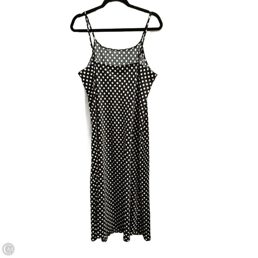 Dress Casual Maxi By A New Day In Polkadot Pattern, Size: Xl