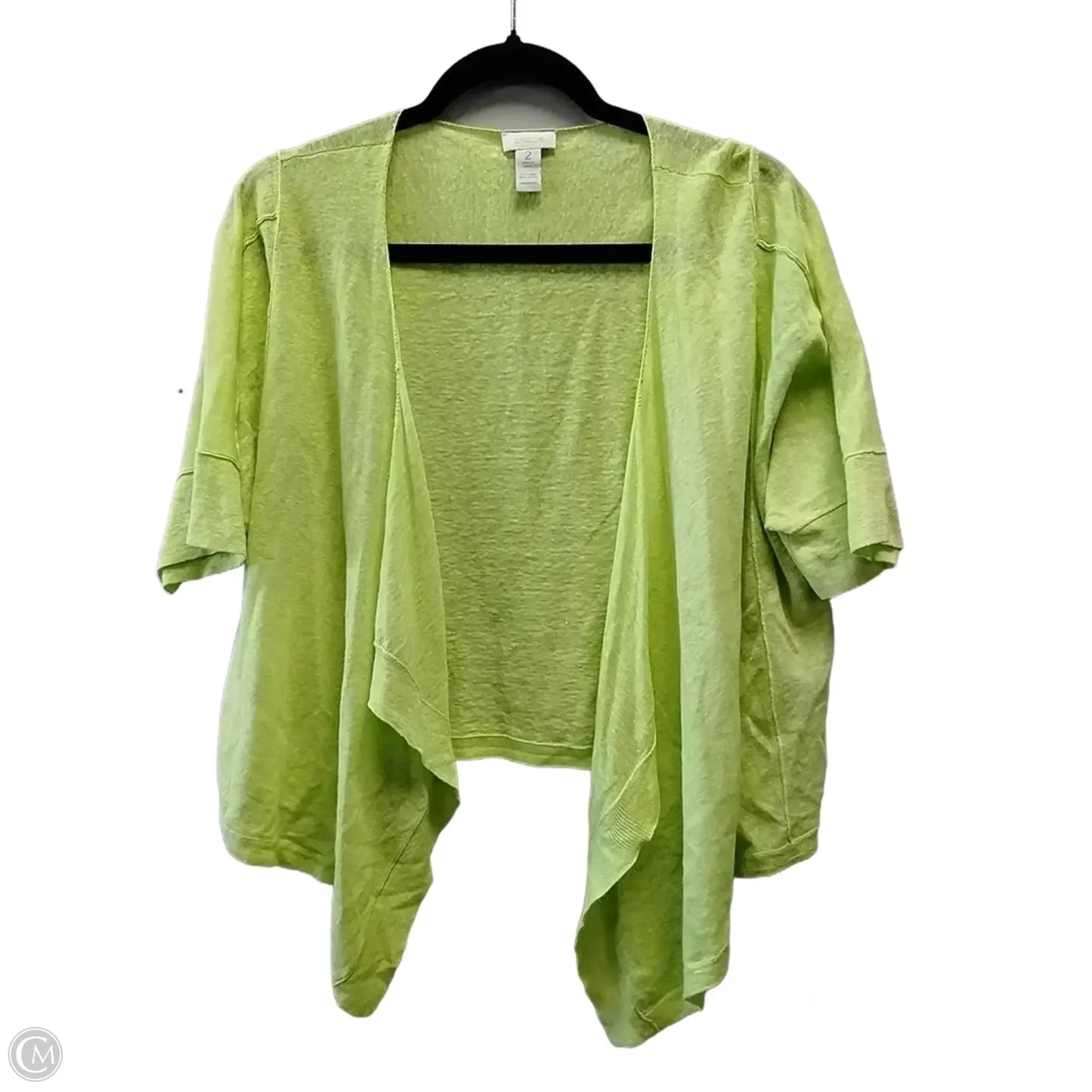 Cardigan By Chicos In Green, Size: 2