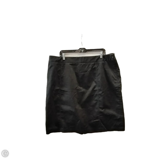 Skirt Midi By Worthington In Black, Size: 20w