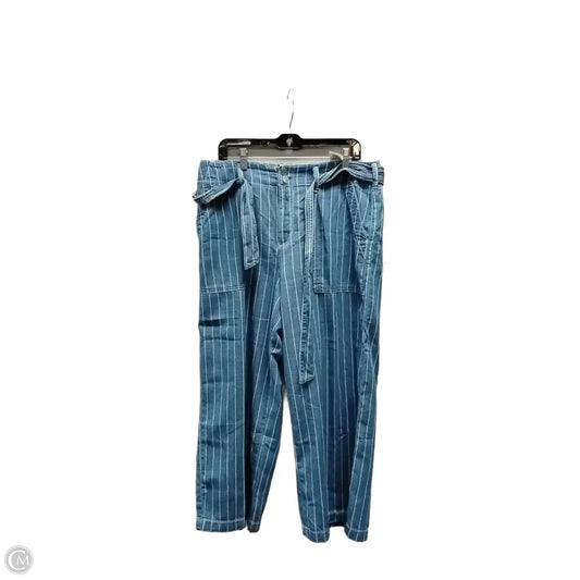 Pants Wide Leg By Seven 7 In Striped Pattern, Size: 12