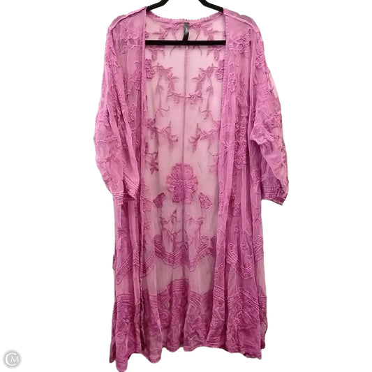 Cardigan By Lane Bryant In Purple, Size: 24