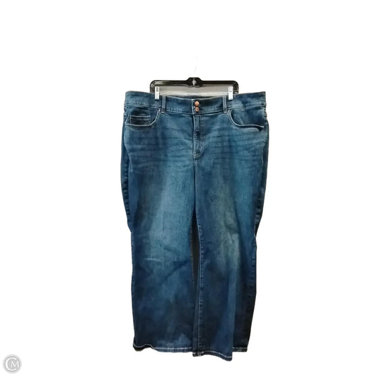 Jeans Boot Cut By Lane Bryant In Blue Denim, Size: 26