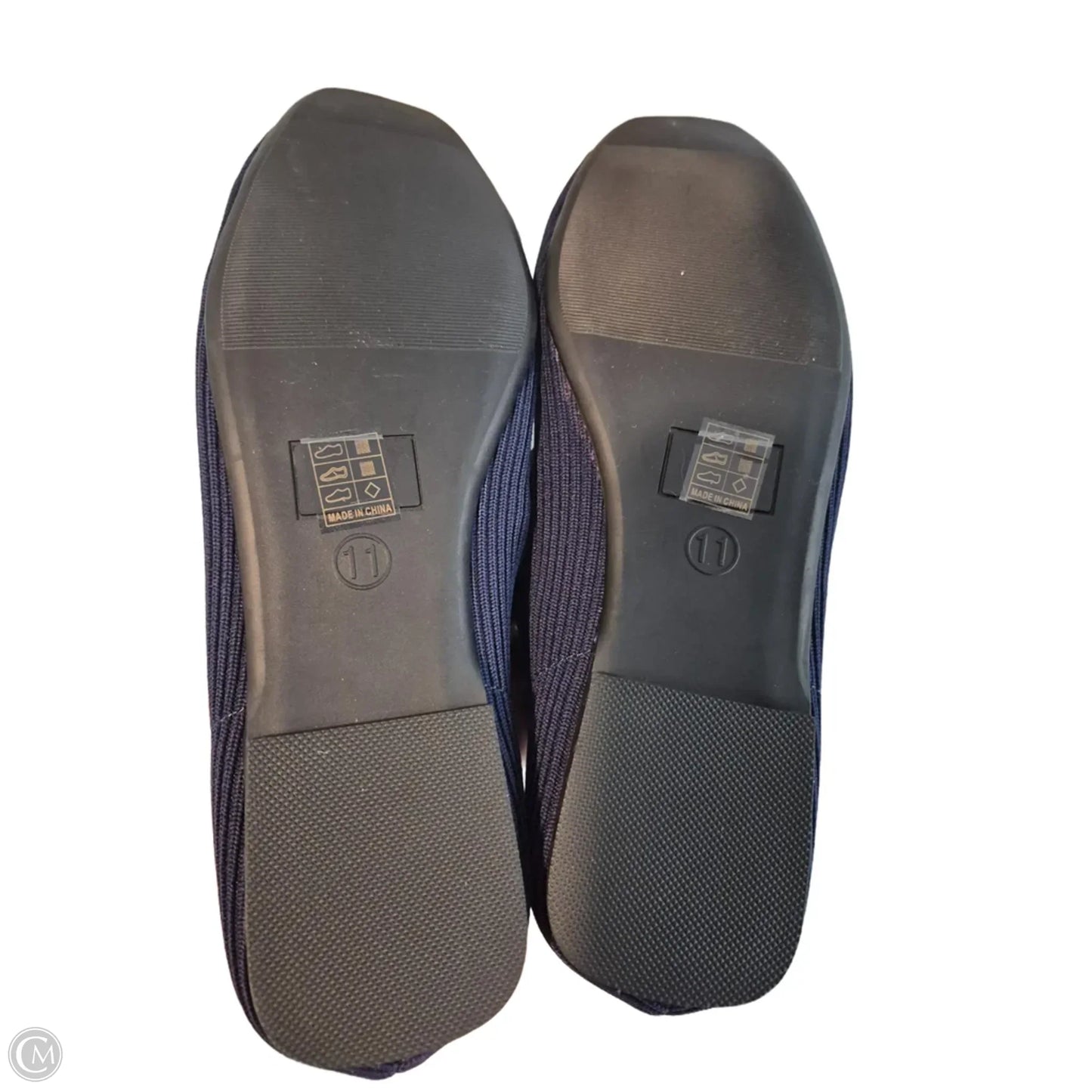 Shoes Flats By Clothes Mentor In Navy, Size: 11