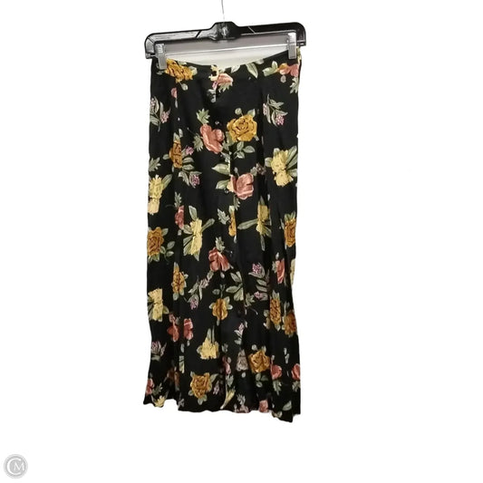Skirt Maxi By Clothes Mentor In Floral Print, Size: M