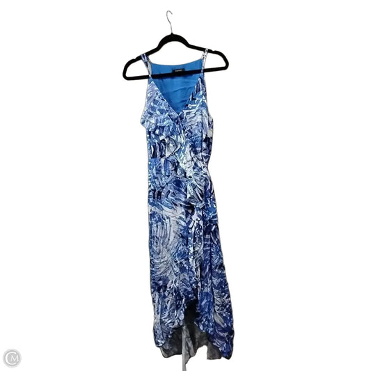 Dress Casual Maxi By Tahari In Blue, Size: L