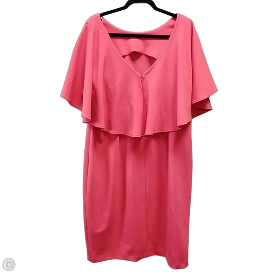 Dress Party Midi By Calvin Klein In Pink, Size: 16