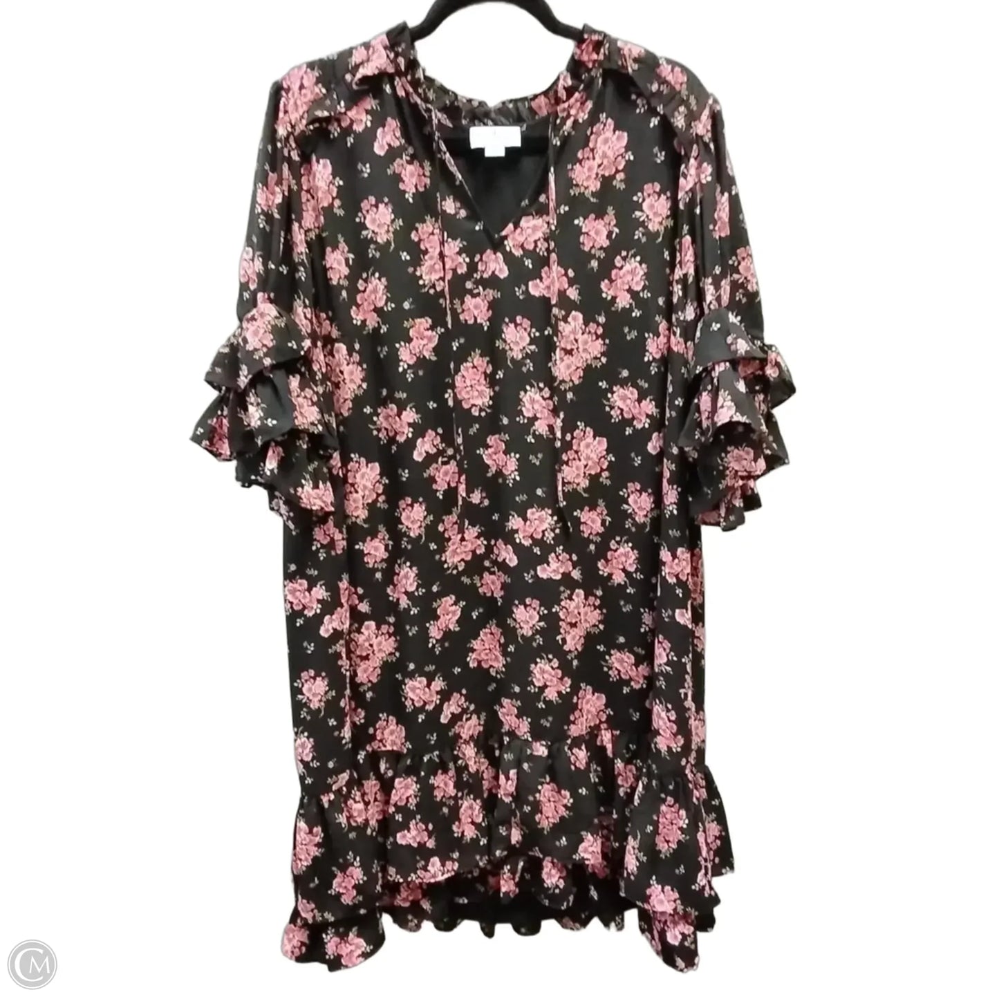 Dress Casual Midi By Cece In Floral Print, Size: 2x